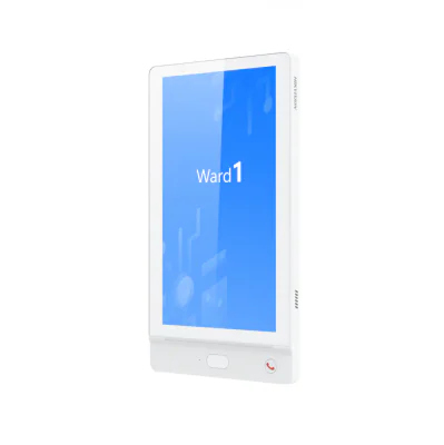 Terminalul de ușă de la Hikvision DS-KHD9800X-W este proiectat special pentru mediile medicale, oferind funcționalități avansate de intercomunicație și control al accesului, contribuind la eficientizarea operațiunilor și la îmbunătățirea securității 