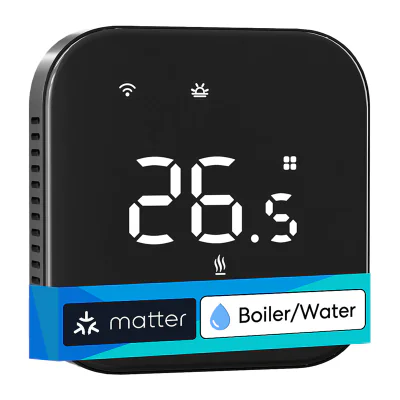 Termostat inteligent Wi-Fi MEROSS MTS215BMA-B(EU) (negru)