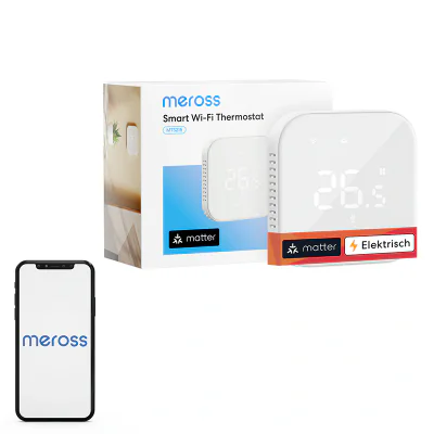 Termostat inteligent WiFi Meross MTS215MA(EU) (Matter)