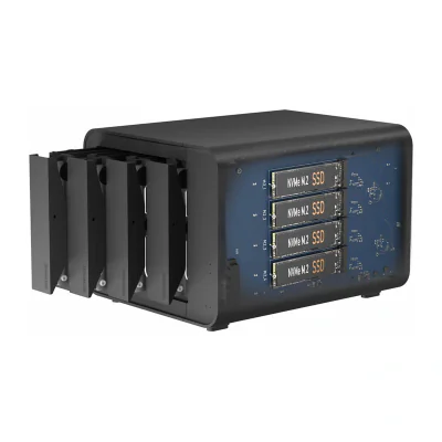 TERRAMASTER D8 Hybrid DAS – Carcasă pentru unități de stocare cu 8 compartimente