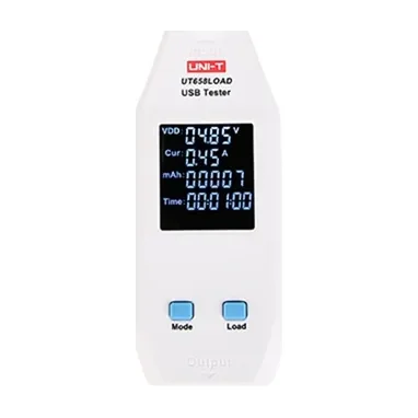 Testarea dispozitivului USB Uni-T UT658LOAD