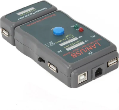 GEMBIRD NCT-2 cable tester RJ-45 RJ-11 UTP STP USB AA/AB
