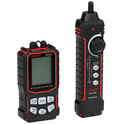 Tester de cabluri Noyafa NF-918S, STP/UTP RJ45 (8P8C), RJ11 (6P4C), cablu coaxial, acumulator 3,7 V / 1500 mAh