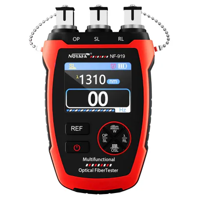 Tester de fibră optică 3 în 1 Noyafa NF-919, precizie ≤ 0,3 dB