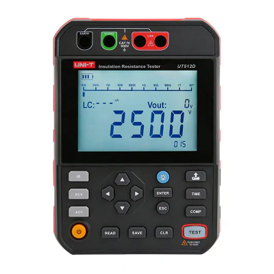 Tester de rezistență de izolație la înaltă tensiune Uni-T UT512D