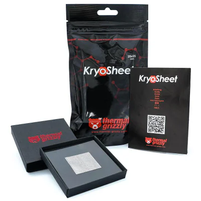 Thermal Grizzly PAD Termic KryoSheet, grafen, 25 x 25 mm "TG-KS-25-25"