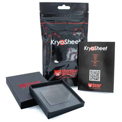 Thermal Grizzly PAD Termic KryoSheet, grafen, 33 x 33 mm "TG-KS-33-33"