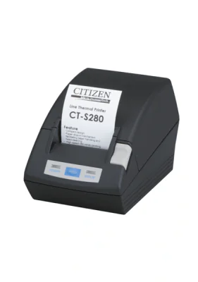 Thermal printer; Serial; External 230V PSU; Black