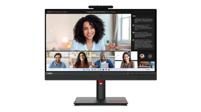 Lenovo ThinkVision T24mv-30 Monitor, 60.5 cm (23.8"), 1920 x 1080 pixels, Full HD, LED, 6 ms, Black