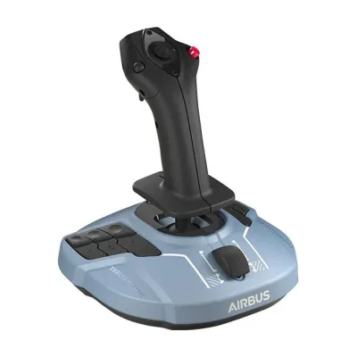 Thrustmaster TCA Sidestick Airbus edition, Flightstick, PC, Analogue / Digital, Wired, USB, Black, Blue