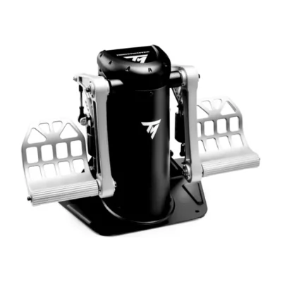 Thrustmaster TPR: Pendular Rudder, Pendular rudder, Black, Silver, Metal, Digital Combat Simulator, Xplane 11, Xplane 12, Microsoft Flight Simulator 2020, Star Citizen,..., 336 mm, 456 mm