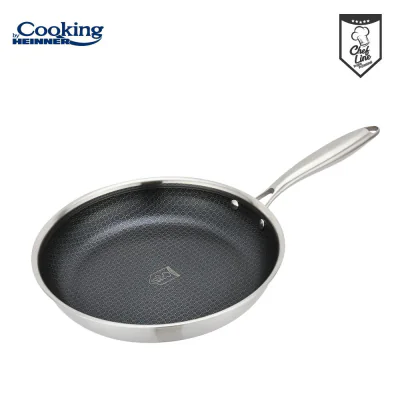 TIGAIE INOX IN 3 STRATURI 24X4.5 CM, TITANIUM3, COOKING BY HEINNER