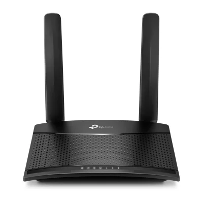 TP-Link TL-MR100, Wi-Fi 4 (802.11n), Single-band (2.4 GHz), Ethernet LAN, 3G, Black, Tabletop router