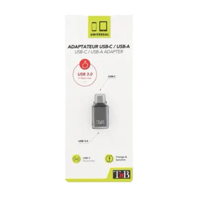 TNB USB-C/USB OTG ADAPTER IN GREY "ADATCSG"