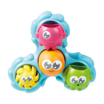 Tomy Toomies Spin & Splash Octopals, Bath toy, Boy/Girl, 1 yr(s), Plastic, Multicolour