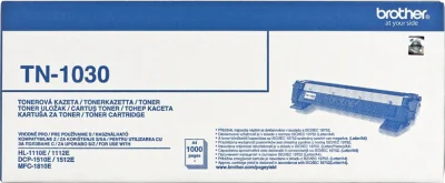 Toner BROTHER TN-1030, negru, pentru Brother DCP-1510E - Brother DCP-1512E - Brother DCP-7030 - Brother HL-1110E - Brother HL-1112E - Brother HL-2140 - Brother HL-2150N - Brother HL-2170W - Brother MFC-1810E - Brother DCP-7040 - Brother MFC-7320 -