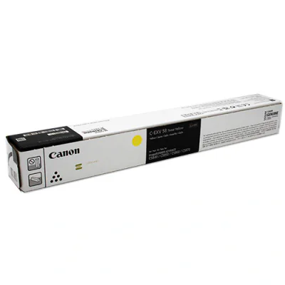 Toner CANON C-EXV 58, galben, pentru imageRUNNER ADVANCE DX C5840i, imageRUNNER ADVANCE DX C5850i, imageRUNNER ADVANCE DX C5860i