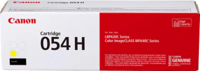 Toner Canon CRG054H yellow, High yeld, capacitate 2.3k pagini, pentru LBP62x, MF64x.