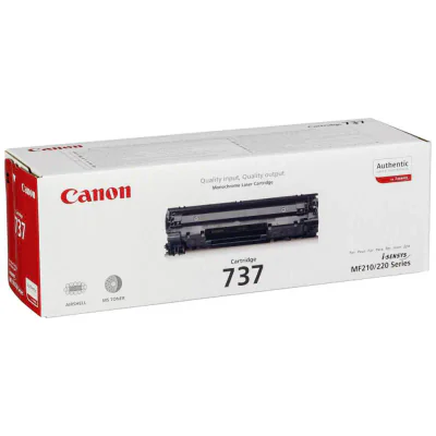 Toner Canon CRG737, black, capacitate 2400 pagini, pentru MF22x/MF21x