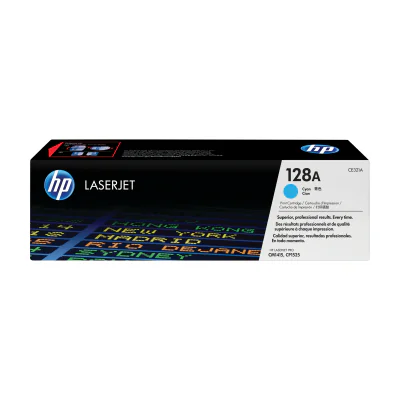 Toner HP 128A Cyan Original LaserJet, capacitate standard, 1300 pagini