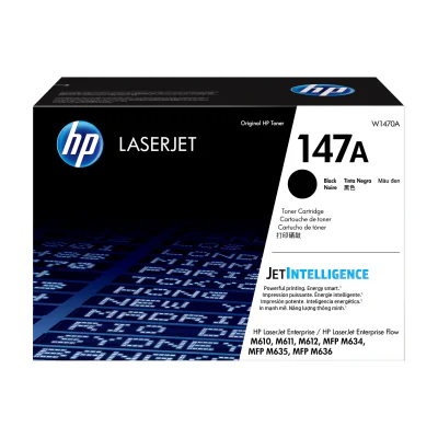 Toner HP 147A Original LaserJet, Negru, capacitate 10.500 pagini