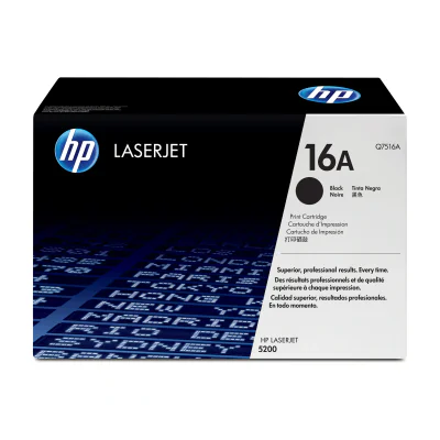 Toner HP 16A Negru Original LaserJet, 12000 pagini