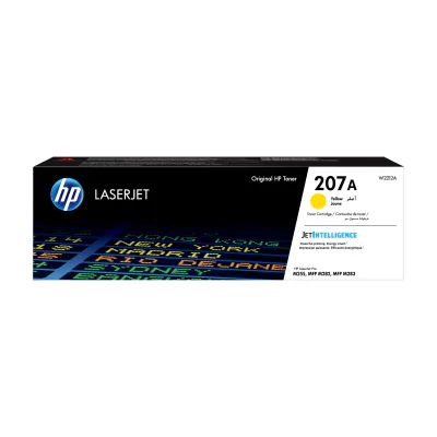 Toner HP 207A Yellow, original, 1250 pagini, compatibil HP LaserJet Pro M255, M282, M283
