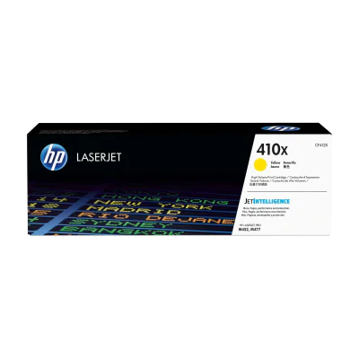 Toner HP 410X, galben, capacitate mare, 5000 pagini