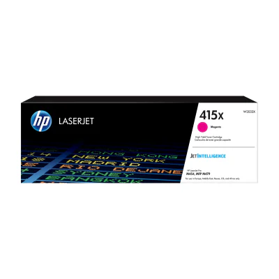 Toner HP 415X, original, magenta, capacitate mare, 6000 pagini