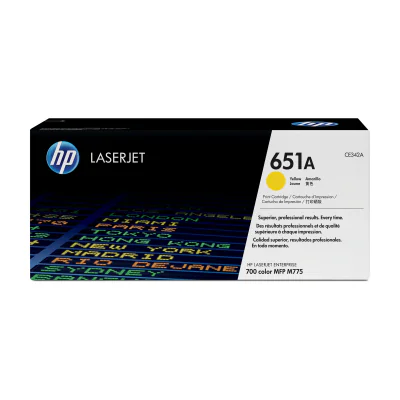 Toner HP 651A galben, compatibil LaserJet Enterprise M775, 16000 pagini