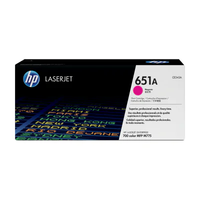 Toner HP 651A Magenta Original, 16000 pagini, compatibil LaserJet Enterprise M775