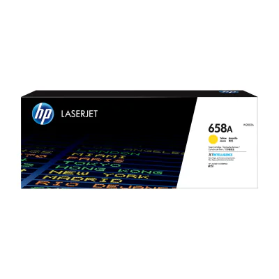 Toner HP 658A LaserJet, original, galben, randament 6000 pagini