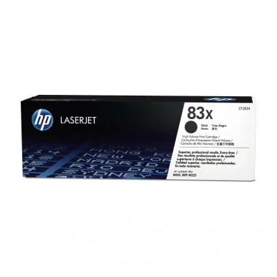 Toner HP 83X negru original, capacitate mare, 2200 pagini, compatibil LaserJet Pro M201 și M225