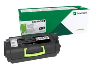 Toner Lexmark 63B2000, black, return program , 11k, MX717de,MX718de.