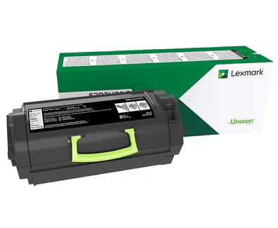 Toner Lexmark 63B2X00, black, return program,45k , MX718de.