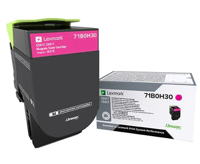 Toner Lexmark 71B0H30, magenta ,3.5k, pentru CX417DE,CS417DN