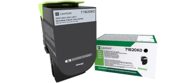 Toner Lexmark 71B20K0, black ,return program ,3k,CX317DN/417DE/517DE/ CS317DN/417DN/517DE