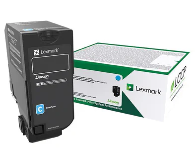Toner Lexmark 73B20C0, Return Program, cyan, 15 k, CX827DE,CS827DE
