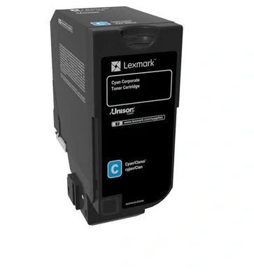 Toner Lexmark 74C20CE cyan, 3k ,compatibil cu CX725de,CX725dhe, CX725dthe, CS725de, CS720de, CS720dte, CS725dte