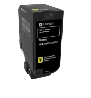 Toner Lexmark 74C20YE yellow, 3k ,compatibil cu CX725de,CX725dhe, CX725dthe, CS725de, CS720de, CS720dte, CS725dte