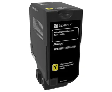 Toner Lexmark 74C2HYE yellow, 12k ,compatibil cu CS725DE,CS725DTE