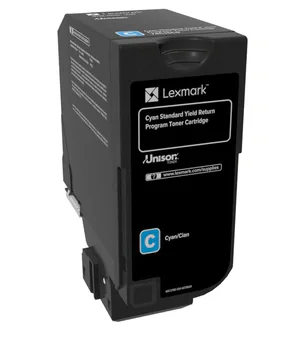 Toner Lexmark 74C2SC0, cyan, 7 k, CS720de / CS720dte / CS725de/ CS725dte / CX725de / CX725dhe / CX725dthe