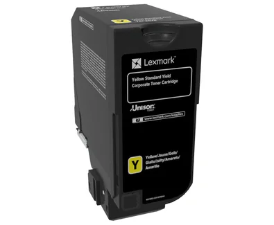 Toner Lexmark 74C2SYE yellow, 7k ,compatibil cu CX725de, CX725dhe,CX725dthe, CS725de, CS720de, CS720dte, CS725dte