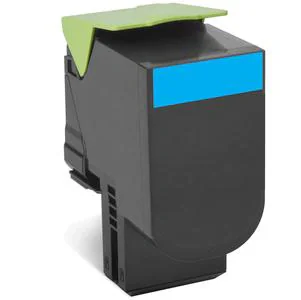 Toner Lexmark 80C2HCE, cyan, 3 k, CX410de , CX410de with 3 yearOnsite Service , CX410dte , CX410e , CX510de , CX510de Statoil ,CX510dhe , CX510dthe