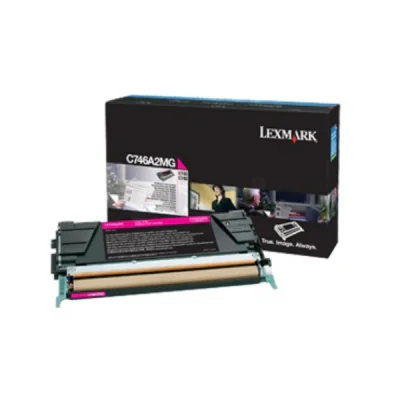 Toner Lexmark C746A3MG, magenta, 7 k, C746dn , C746dtn , C746n ,C748de , C748dte , C748e