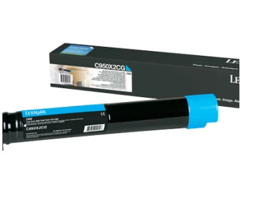 Toner Lexmark C950X2CG, cyan, 22 k, C950de