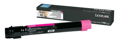 Toner Lexmark C950X2MG, magenta, 22 k, C950de