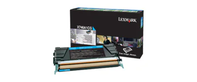 Toner Lexmark X746A1CG, cyan, 7 k, X746de , X748de , X748deStatoil , X748de with total 5 years warranty , X748dte