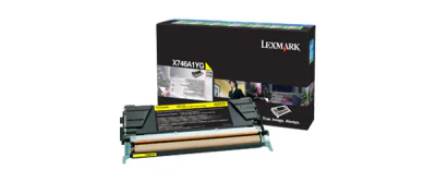 Toner Lexmark X746A1YG, yellow, 7 k, X746de , X748de , X748deStatoil , X748de with total 5 years warranty , X748dte