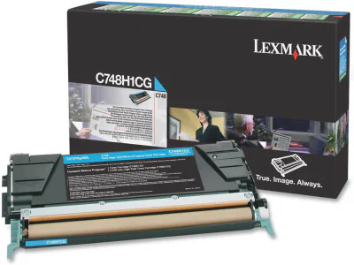 Toner Original Lexmark Cyan, C748H1CG, pentru C748 series, 10K, "C748H1CG"